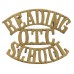 Reading School O.T.C. (READING/O.T.C./SCHOOL) Shoulder Title