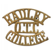 Radley College O.T.C. (RADLEY/O.T.C./COLLEGE) Shoulder Title