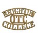 Brighton College O.T.C. (BRIGHTON/OTC/COLLEGE) Shoulder Title