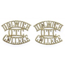 Pair of Dulwich College O.T.C. (DULWICH/O.T.C./COLLEGE) Shoulder Titles