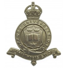 Oxford University O.T.C. Cap Badge - King's Crown