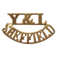 12th (Sheffield Pals) Bn. York & Lancaster Regiment (Y&L/SHEFFIELD) Shoulder Title