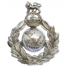 Royal Marines Chrome Cap Badge - King's Crown