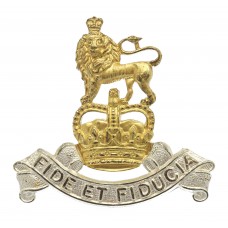 Royal Army Pay Corps (R.A.P.C.) Officer's Dress Cap Badge - Queen's Crown