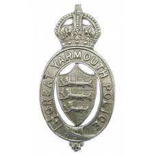 Great Yarmouth Police Cap Badge - King's Crown