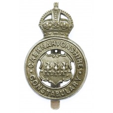 Caernarvonshire Constabulary Cap Badge - King's Crown