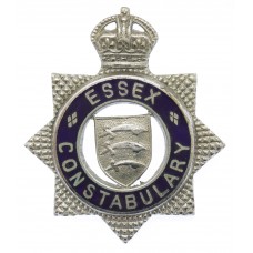 Essex Constabulary Senior Officer's Enamelled Cap Badge - King's Crown