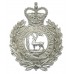 Berkshire Constabulary Wreath Helmet Plate - Queen's Crown