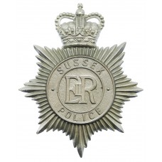 Sussex Police Helmet Plate - Queen's Crown