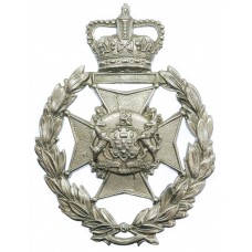 Salford City Police Wreath Helmet Plate - Queen's Crown