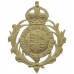 British Colonial Police Helmet Plate - King's Crown