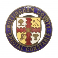 Nottingham County Special Constable 1914 Enamelled Lapel Badge