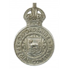 Oxfordshire Special Constabulary Cap Badge - King's Crown