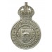 Oxfordshire Special Constabulary Cap Badge - King's Crown