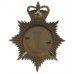 County Borough of Barrow -in- Furness Police Night Helmet Plate - Queen's Crown