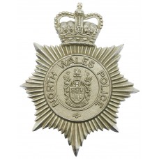 North Wales Police Helmet Plate - Queen's Crown