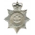Dyfed - Powys Heddlu Police Enamelled Helmet Plate - Queen's Crown