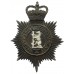 Warwickshire Constabulary Night Helmet Plate - Queen's Crown