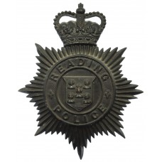 Reading Borough Police Night Helmet Plate - Queen's Crown