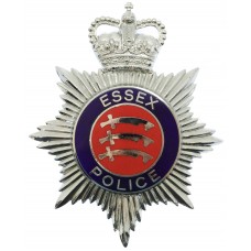 Essex Police Enamelled Helmet Plate - Queen's Crown