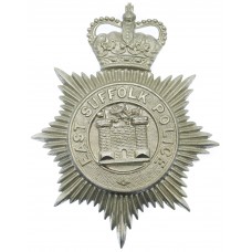 East Suffolk Police Helmet Plate - Queen's Crown