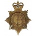 Ipswich Borough Police Night Helmet Plate - Queen's Crown