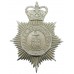 Burnley Borough Police Helmet Plate - Queen's Crown