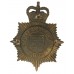 Manchester & Salford Police Night Helmet Plate - Queen's Crown