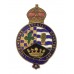 Lincolnshire Special Constabulary Enamelled Lapel Badge - King's Crown