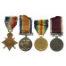 WW11914-15 Star, British War Medal, Victory Medal and LS&GC Medal Group of Four - Sjt. L.W. Tasker, Royal West Kent Regiment and R.A.S.C.