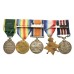 WW1 Military Medal, 1914-15 Star, British War Medal, Victory Medal and Territorial Force Efficiency Medal Group of Five - Sgt. J.F. Oakes, Army Service Corps