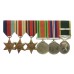 WW2 and Territorial Efficiency Medal Group of Six - Gnr. J.R.G. Wilson, 60th Field Regt, Royal Artillery, 60 Column, Special Forces (Chindits)