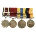  Queen's Sudan, Khedives Sudan (2 Clasps - The Atbara, Khartoum), Ed VII LS&GC Medal and Corps of Commissionaires Medal Group of Four - C.Sjt. G. Jepson, 1st Bn. Lincolnshire Regiment