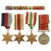 WW2 South African Medal Group of Four - 8102 E. Norris