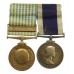 UN Korea Medal and Royal Navy Long Service & Good Conduct Medal Pair - P.O.M. (E). H. Musgrave, H.M.S. Zulu