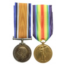 WW1 British War & Victory Medal Pair - Ord. S.K. Morris, Royal Naval Volunteer Reserve