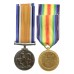 WW1 British War & Victory Medal Pair - Ord. S.K. Morris, Royal Naval Volunteer Reserve