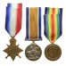 WW1 1914-15 Star Medal Trio - Dvr. J. Martin, Royal Artillery