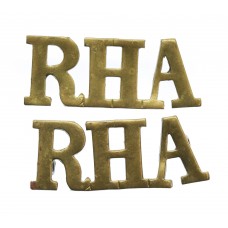 Pair of Royal Horse Artillery (R.H.A.) Shoulder Titles