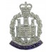 Gibraltar Police Enamelled Cap Badge - Queen's Crown