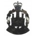 Gibraltar Police Enamelled Cap Badge - Queen's Crown