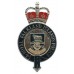 Royal Falkland Islands Police Enamelled Cap Badge - Queen's Crown