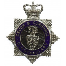 Devon & Cornwall Constabulary Senior Officer's Enamelled Cap 