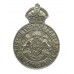 Metropolitan Police Special Constabulary Chrome Cap Badge - Kin'gs Crown
