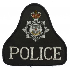 Derbyshire Constabulary Cloth Bell Patch Badge - Queen's Crown