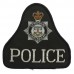 Derbyshire Constabulary Cloth Bell Patch Badge - Queen's Crown