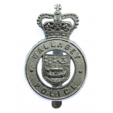 Wallasey Borough Police Cap Badge - Queen's Crown
