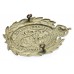 Wallasey Borough Police White Metal Wreath Helmet Plate - King's Crown