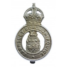 Barnsley Borough Police Cap Badge - King's Crown