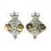 Pair of Lancashire Constabulary Collar Badges - Queen's Crown